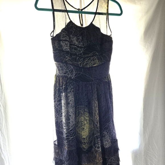 Beautiful Silk Scribble Dress EUC - Picture 8 of 11
